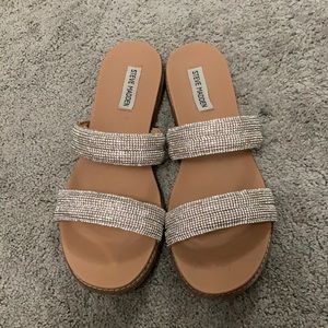Sparkly Tan Sandals